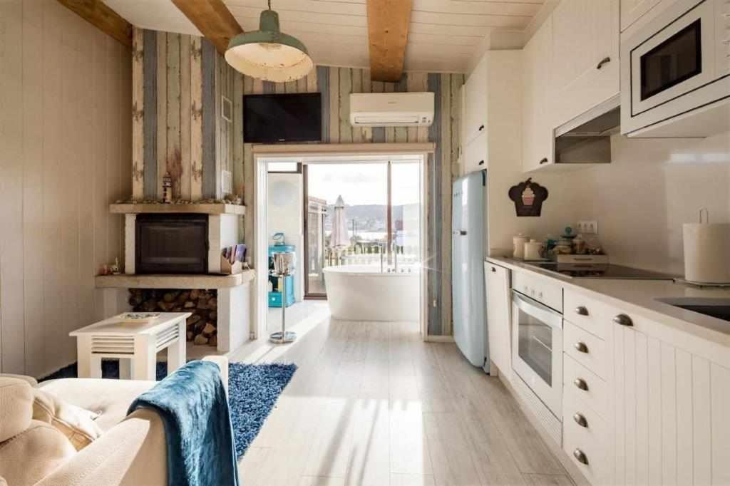 Вилла Mar No Camino Terraza Banera Con Vista Al Mar Бренс Экстерьер фото
