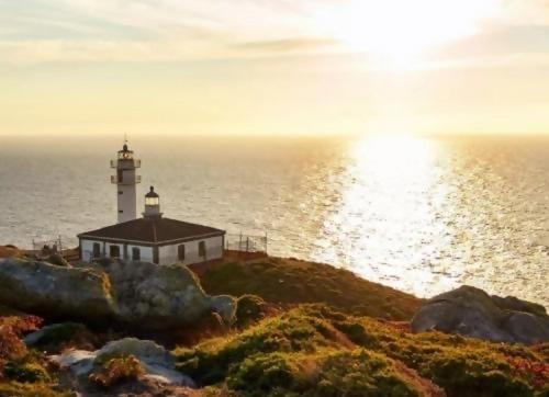Вилла Mar No Camino Terraza Banera Con Vista Al Mar Бренс Экстерьер фото